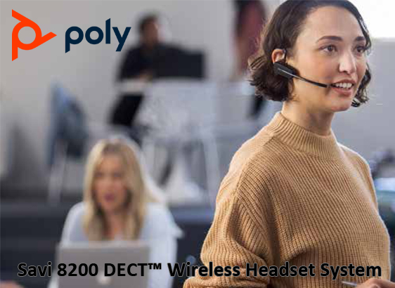 Poly DECT Wireless Headset System